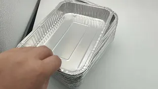 Can disposable aluminum foil pan use for oil dishes in BBQ?