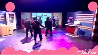 OS DANÇARINOS DO MEME DO CAIXÃO EM PROGRAMA DE TELEVISÃO PELA PRIMEIRA VEZ