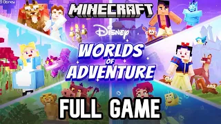 Minecraft x Disney Worlds of Adventure - Full Gameplay Playthrough (Full Game)