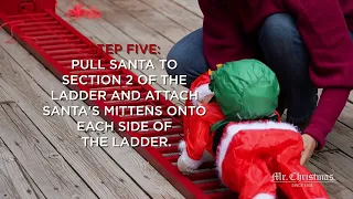 10' Outdoor Animated Super Climbing Santa Set-up