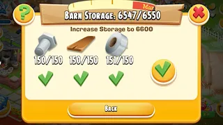 Hay Day | Level 164 | Upgrade Barn