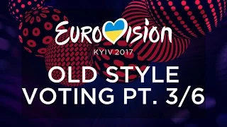 EUROVISION 2017 // OLD STYLE VOTING PT. 3/6