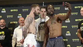 Charles "Felony/Crazy Horse" Bennett trolls Johnny Bedford at BKFC 9 Weigh-Ins