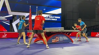 Chinese and U.S. players team up for mixed doubles