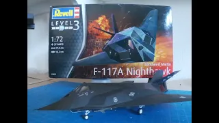 Revell 1/72 Scale  F-117 Nighthawk Assembly | Scale Model Sniper