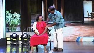 Thakarppan Comedy | "Good wife".... Funny skit on Thakarppan floor...! | Mazhavil Manorama