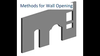 Revit Wall Opening Methods