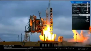 SpaceX Falcon 9 CRS-10 launch and landing 2/19/17