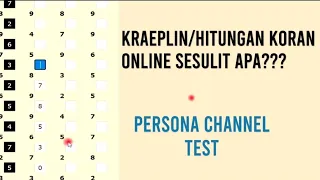 Tes Kraeplin Online