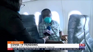 Domestic Airlines enforcing social distancing measures - Joy Business Today (5-5-20)