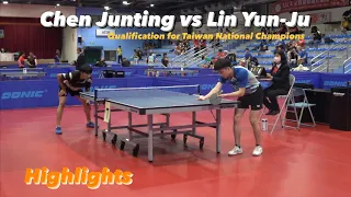Lin Yun-Ju 林昀儒 VS Chen Junting 陳俊廷 | 2023 Qualification for Taiwan National Championships Highlights