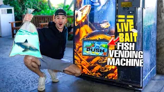 BUYING ALL THE FISH From The LIVE FISH VENDING MACHINE...