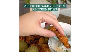 Air Fryer Nashville hot chicken Bites #cooking #shorts