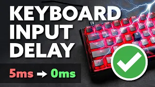 How To Get NO INPUT DELAY On Your Keyboard! 🔧 (Get Lower Latency)