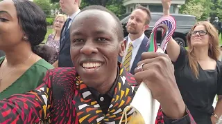 Kenyan National Anthem and American National Anthem at White House