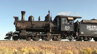 Rio Grande Southern #20 on the Cumbres & Toltec Scenic Railroad