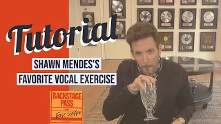 Shawn Mendes's Favorite Vocal Exercise | Backstage Pass With Eric Vetro