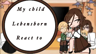 My child lebensborn react to Klaus//part 2//finished