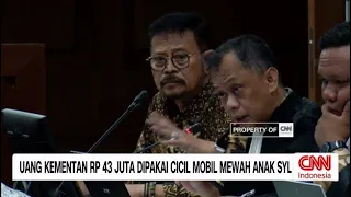 Uang Kementan Rp 43 Juta Dipakai Cicil Mobil Mewah Anak SYL