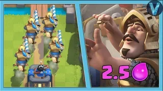 САМЫЙ БЫСТРЫЙ ПРИНЦ В МИРЕ! БОМБЕЖ ЗА 2.5 ЭЛИКСИРА / CLASH ROYALE