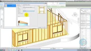 Деревянные конструкции в Revit: проектирование стен в Wall