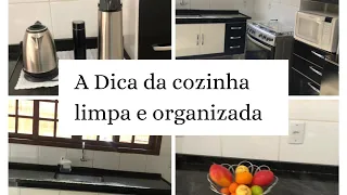 1 Dica para manter a cozinha limpa e organizada todo dia | Quadro dicas da Faby