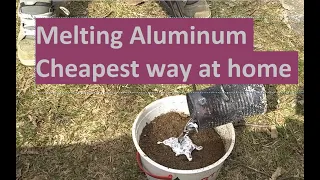 How to melt aluminum cans at home