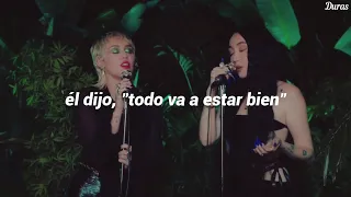 Miley Cyrus, Noah Cyrus - I Got So High That I Saw Jesus // Español | Backyard Sessions