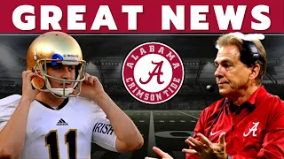 GREAT NEWS FOR ALABAMA! ALABAMA CRIMSON TIDE FOOTBALL NEWS! COLLEGE FOOTBALL NEWS! #bamainsider