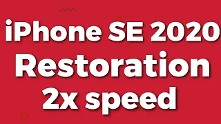 Restoration Destroyed iPhone SE 2020 | Восстановление корпуса iPhone SE 2020