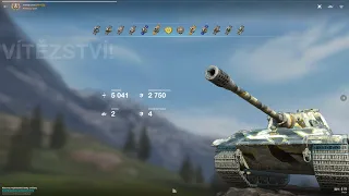 WoT Blitz_E 75_KV-5_M_Triple game