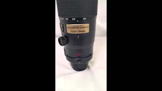 Nikon AF-S VR Zoom Nikkor 200-400mm f4G ED