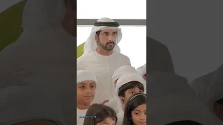 Sheikh Hamdan / فزاع FAZZA /  meets with a group of Emirati children