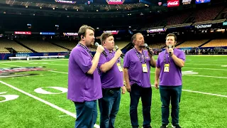 Showpiece National Anthem Rehearsal   Sugar Bowl