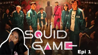 SQUID GAME EPISODE 1 ENGLISH REACTION!! 1x1 "Red Light, Green Light" | 오징어게임