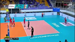 Pakistan Vs Iran Full Match highlights.AVC Cup 2022                    #indianvolleyball