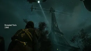 WW2 Paris Gameplay (Climbing the Eiffel Tower) - Assassin's Creed Unity. #assassinscreed