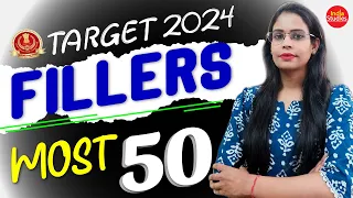 Target 2024 Vocab का  Full Revision  ||  Fillers Most 50  ||  By Soni Ma'am