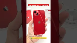 Nov! Neaktiviran Apple iPhone 13 Red 128Gb so 12m Garancija