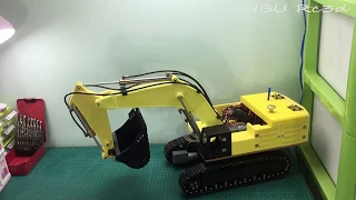 3D Printed RC Excavator - How To Make Rc Excavator at Home - Part 4 ( Test Hydraulic  )