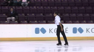 2015 ISU Jr. Grand Prix- Colorado Springs Men Short Program  Anthony BOUCHER USA