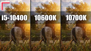 Intel i5-10400 vs Intel i5-10600K vs Intel i7-10700K — Тест в 10 играх! [1080p, 1440p, 4K]