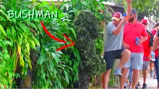 BUSHMAN SCARE PRANK AT WASHINGTON REDSKINS VS TAMPA BAY BUCCANEERS