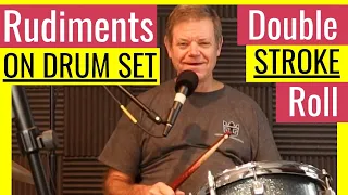 Rudiments On Drum Set -  Double Stroke Roll