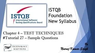ISTQB Foundation Level | Sample Questions on Test Techniques | ISTQB Sample Questions | CTFL Mocks