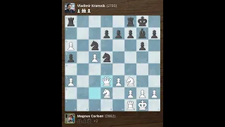 Magnus Carlsen vs Vladimir Kramnik | Blitz (2023) #chess