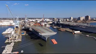 John F. Kennedy (CVN 79) Dead-Load Testing