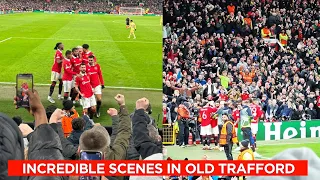 MAN UTD Fans Go Crazy After They Beating Barcelona in The Europa League