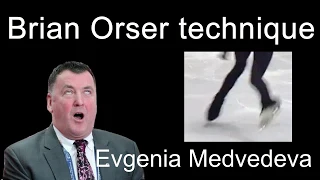 Evgenia MEDVEDEVA. Test Skates 19. Wrong edge. Brian Orser technique. Figure skating.