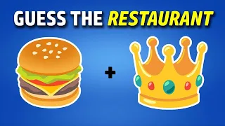 Can You Guess The Fast Food Restaurant By Emoji? | EMOJI QUIZ